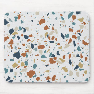Colorful Terrazzo Digital Pattern Mouse Pad