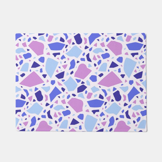 Colorful Terrazzo Pattern Doormat (Front)