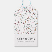 Colorful Terrazzo Pattern Holiday