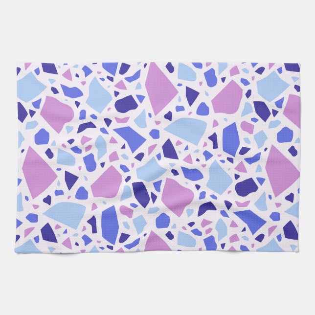 Colorful Terrazzo Pattern Kitchen Towel (Horizontal)