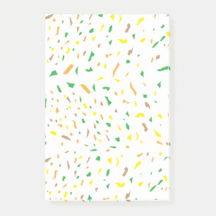 Colorful Terrazzo Pieces Post-it Notes