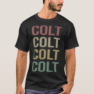 Colorful Text Art - Colt Name T-Shirt
