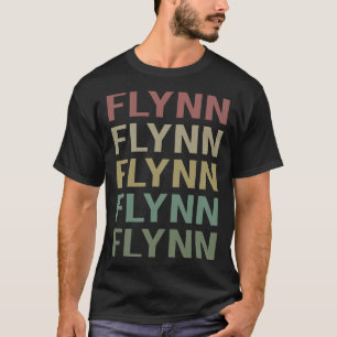 Colorful Text Art - Flynn Name T-Shirt
