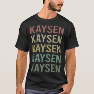 Colorful Text Art - Kaysen Name T-Shirt