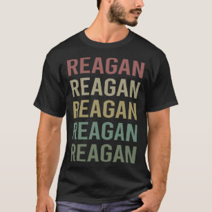Colorful Text Art - Reagan Name T-Shirt