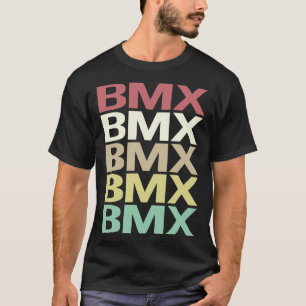 Colorful Text BMX T-Shirt
