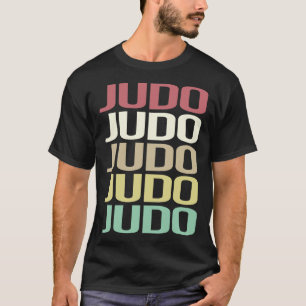 Colorful Text Judo T-Shirt