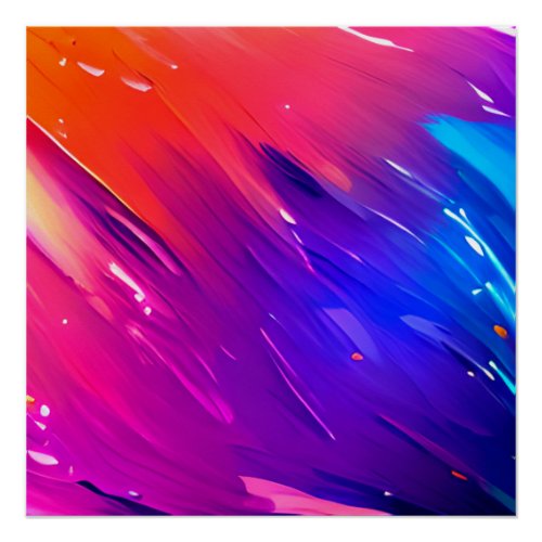 Colorful texture background poster