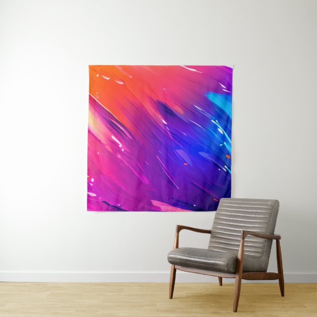 Colorful texture background tapestry (In Situ)