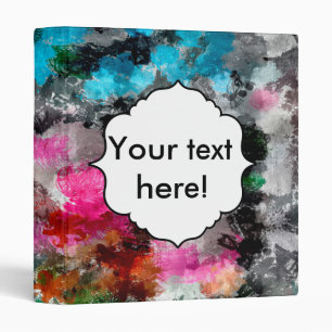 Colorful texture binder