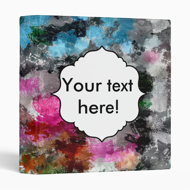 Colorful texture binder (Front/Spine)