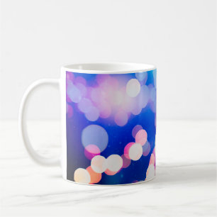 Colorful texture, blurred backgroundabstract,arts, coffee mug