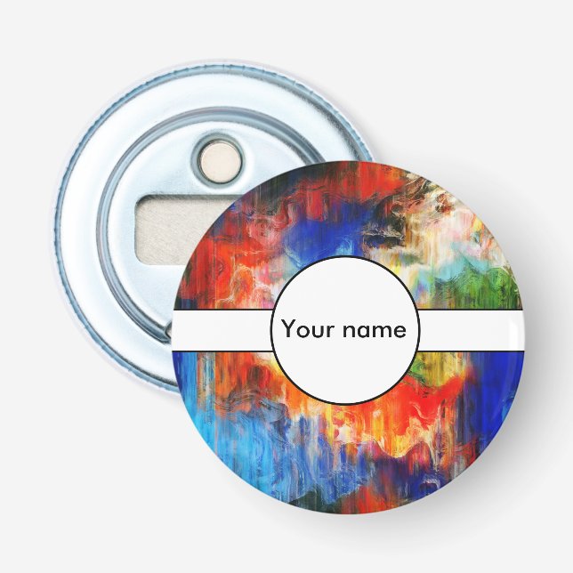 Colorful texture bottle opener (Front)