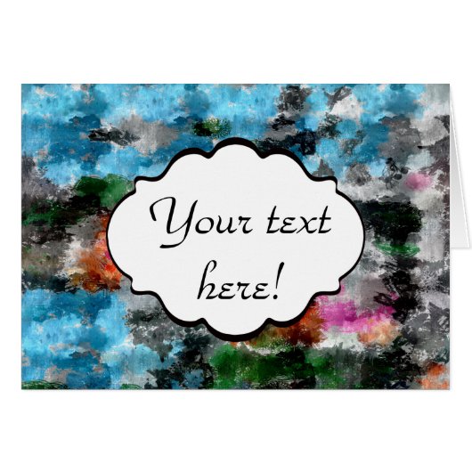 Colorful texture cards (Front Horizontal)