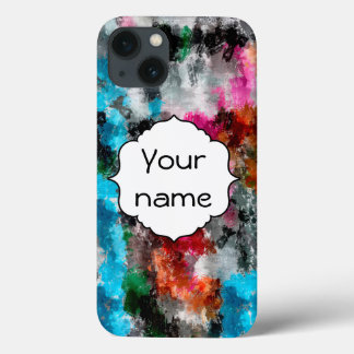Colorful texture iPhone 13 case