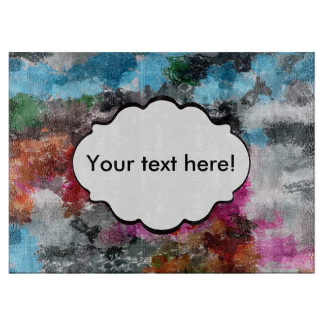 Colorful texture cutting board (Front)