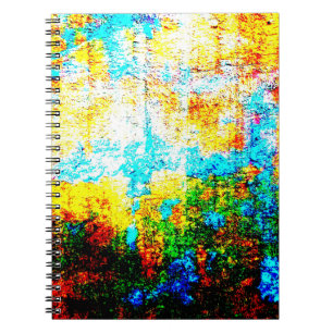 Colorful Texture Effect. Beautiful Abstract Decora Notebook