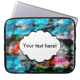 Colorful texture laptop sleeve