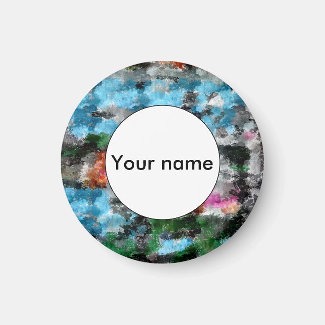 Colorful texture magnet (Front)