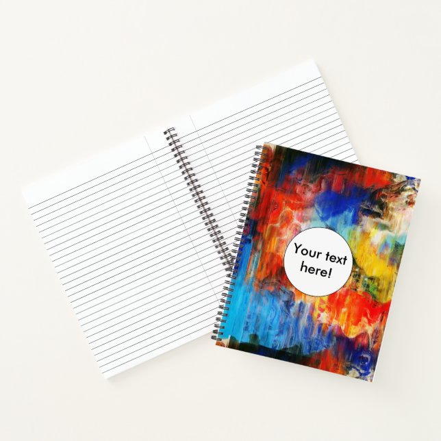 Colorful texture notebook (Inside)