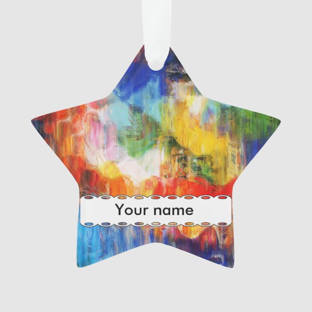 Colorful texture ornament (Front)