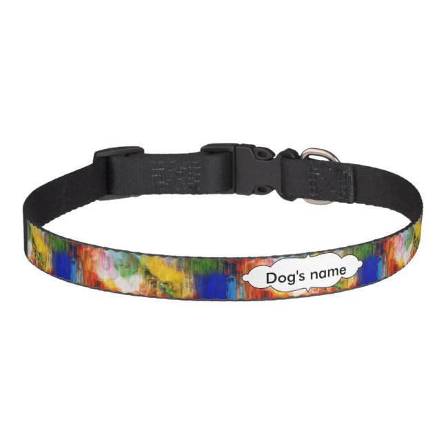 Colorful texture pet collar (Front)