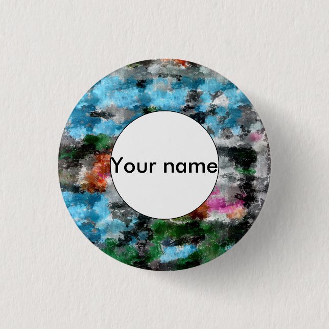 Colorful texture pinback button (Front)