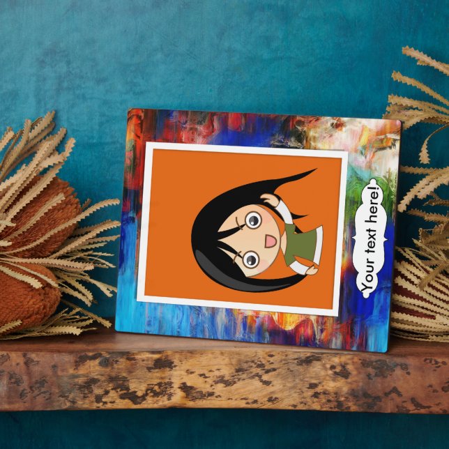 Colorful texture plaque (Side)