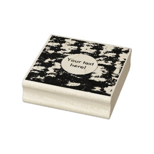 Colorful texture rubber stamp