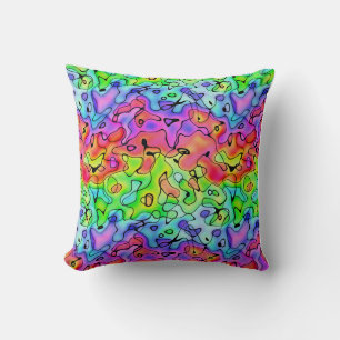 Colorful Texture Throw Pillow