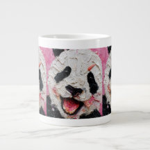 Colorful Textured Animal Lover Ceramic Mug