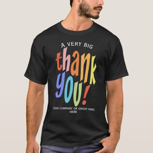 Colorful Thank You Appreciation T_Shirt