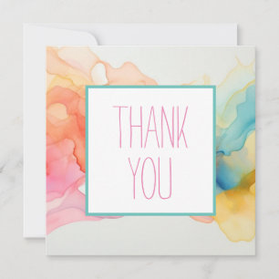 Colorful Thank you cards