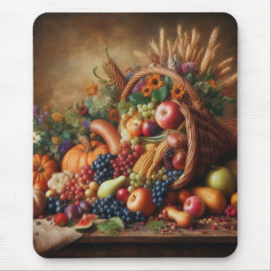 Colorful/Thanksgiving/Cornucopia/Fall Mouse Pad