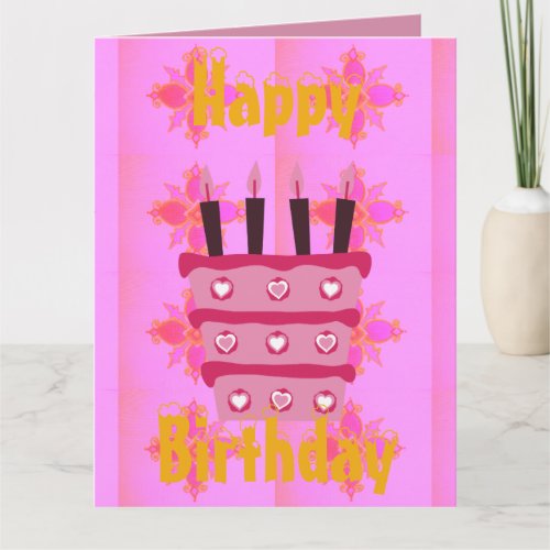 Colorful The World Around me Happy Birthday Colors Card