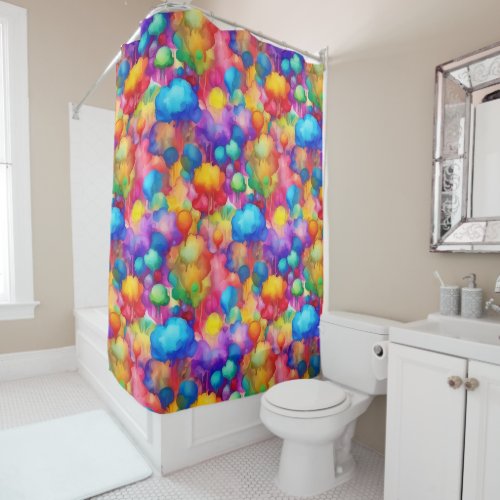 Colorful Thoughts Shower Curtain