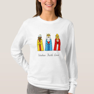 Colorful Three Wise Men T-Shirt