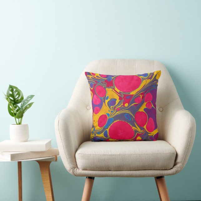 Colorful Throw Pillow (Chair)