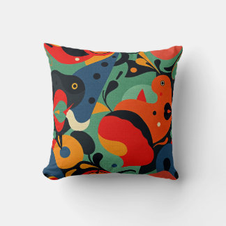 Colorful Throw Pillow