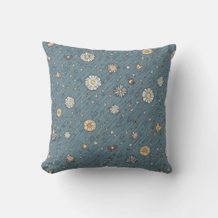 Colorful throw pillows