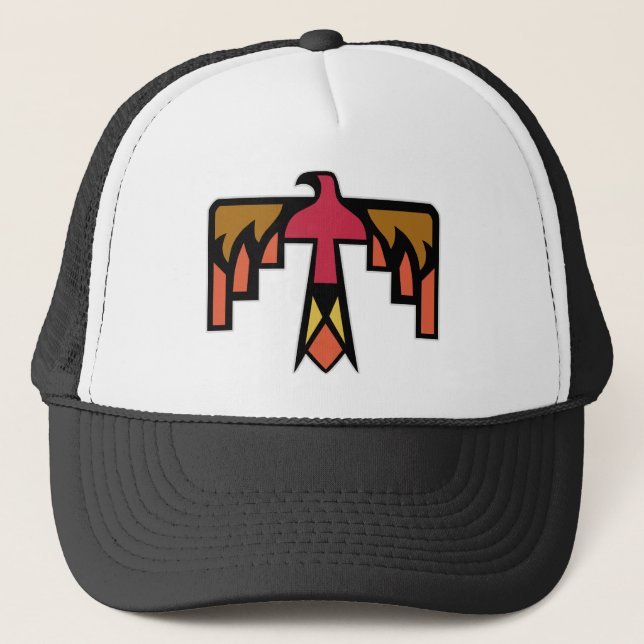 Colorful Thunderbird design Trucker Hat (Front)