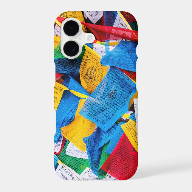 Colorful Tibetan prayer flags - Tibet Case-Mate iPhone Case (Back)