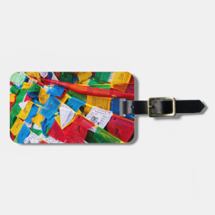 Colorful Tibetan prayer flags - Tibet Luggage Tag