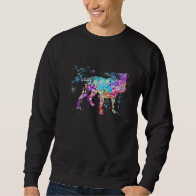 Colorful Tibetan Terrier  Dog Tibetan Terriers Sweatshirt