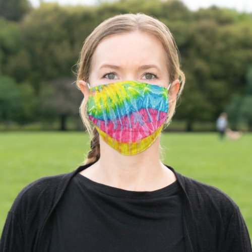Colorful Tie Dye Adult Cloth Face Mask