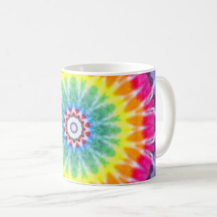 Colorful Tie-Dye Coffee Mug
