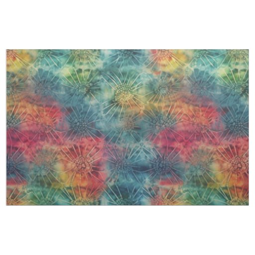 Colorful Tie Dye Fabric