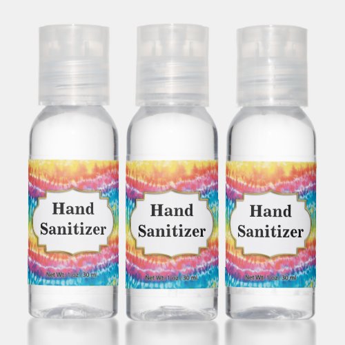 Colorful Tie Dye Hand Sanitizer