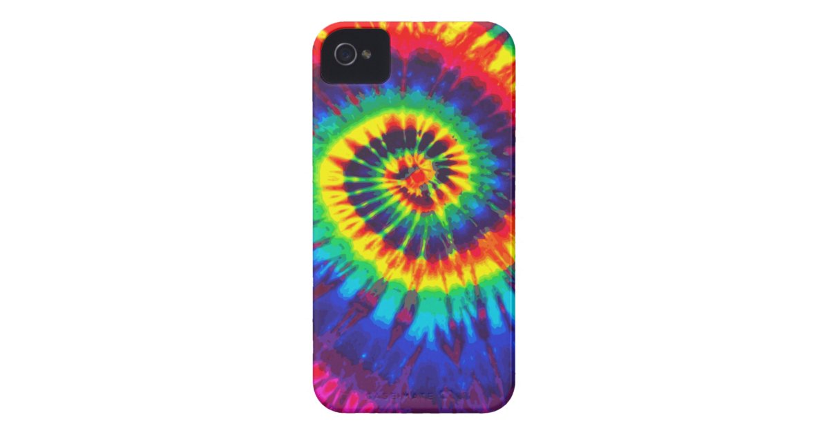 Colorful Tie-Dye iPhone 4 Casemate Case-Mate iPhone 4 Case | Zazzle