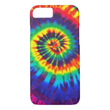 Colorful Tie-dye Iphone 7 Case by designdivastuff at Zazzle